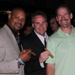 Walter Briggs, John Ost and Bill Cowher of the Pittsburgh Steelers at a Cigar Charity Event!